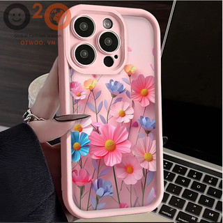 [Thiết kế tranh bất thường mát mẻ Hoa hồng] Thích hợp cho IPhone 11 12 Pro Max X XR XS 6 7 8 Plus IPhone 13 14 Vỏ điện thoại silicon lỏng mới Sơn cầu vồng
