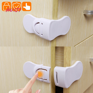 Huiji1. Dây kéo tủ ngăn kéo bằng nhựa màu trắng, chống nhiễu, bảo vệ an toàn cho trẻ em