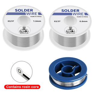 Dây hàn 50g 1.0mm / 0.8mm Thông lượng lõi nhựa hàn thiếc cuộn dây hàn thiếc tan chảy Dây cuộn cuộn không sạch FLUX 2.0%