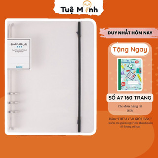 File còng sắt bìa nhựa A5 , bia File binder Klong 6 chấu MS 993