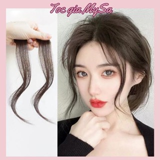 tóc giả mái dài lơi hàn quốc 15cm, tóc giả mái bay mini nhỏ gọn Hàn Quốc, tóc giả MySa