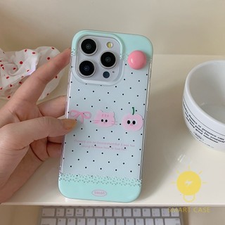 Case For iPhone 11 [Polka Dot Cat Bowknot] Phone Case For iPhone 15 Pro Max 14 Pro Max 13 12 11 Aesthetic Ins Newest Fashion Korean Style Retro Classic Cute Cartoon Couple Shockproof Protective TPU Cover Shell