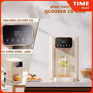    CHÍNH HÃNG   Bình thủy điện máy nước nóng lạnh để bàn Xiaomi Qcooker CS-SJ06 dung tích 4L 6 mức nhiệt khóa an toàn 