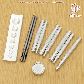 Bộ dụng cụ đóng cúc bấm 831/633/655 - dụng cụ làm da handmade diy