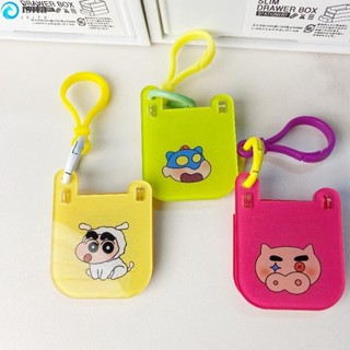 Móc chìa khóa điện thoại lật ISITA, Hình dạng điện thoại Charm Crayon Shin-chan Móc khóa, Nhẫn chìa khóa vui nhộn Flip Acrylic Hoạt hình Sáng tạo Pendent Móc chìa khóa Quà tặng