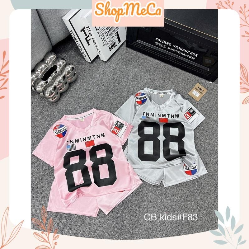 Bộ quần áo thể thao số 88 ## F83 cho bé gái