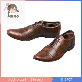 Búp bê nam MENG 1 đôi giày da tỷ lệ 1 / 12