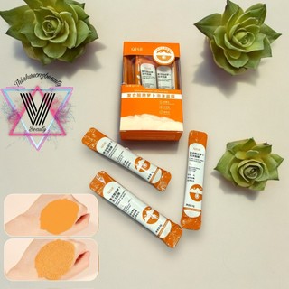 mặt nạ sủi bọt cà rốt Qise hộp 12 gói