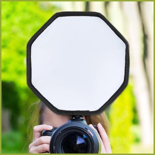 Bộ khuếch tán đèn tốc độ Chụp ảnh Macro Bộ khuếch tán đèn Flash Hình bát giác Vỏ đèn mềm Phù hợp cho hầu hết các máy ảnh Tăng cường tamvn