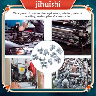 10 Cái / bộ Kẽm Tự Động Ống Kẹp Di Động Chuyên Nghiệp Đa Năng Dầu Khí Ô Tô Xe Tải Ống Kẹp Phụ Kiện