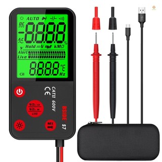 Đồng hồ vạn năng kỹ thuật số Điện trở điện áp chuyên nghiệp Máy đo điện dung tần số Máy dò đa năng Máy kiểm tra màn hình đèn nền kỹ thuật số
