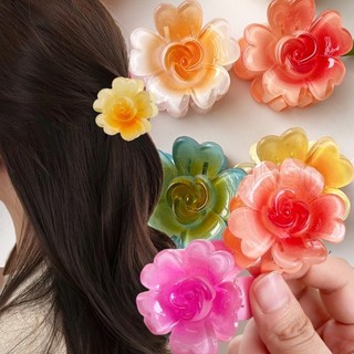 [Đặc sắc] Vuốt tóc nhỏ Plumeria - Mũ nón - Kẹp tóc cá mập Mini - Phụ kiện trang phục nữ - để hẹn hò, tiệc tùng - Kẹp tóc hoa trứng - Kẹp tóc bé gái