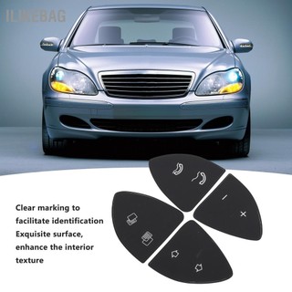 Ilikebag Bọc Vô Lăng Nút Sửa Chữa Decal Dán Độ Bám Dính Cao Thay Thế Cho Benz S-Class W220 CL-Class C215 CL 500 600