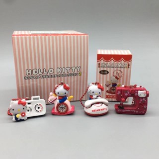 Sanrio Hello Kitty Hoài Cổ Mặt Hàng Series Hộp Mù Hello Kitty Dễ Thương Móc Khóa Mặt Dây Chuyền Đồ Chơi Trẻ Em Quà Tặng Trang Trí