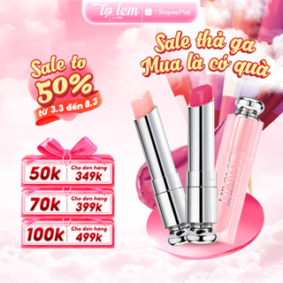  Son Dưỡng Môi D.i.o.r Addict Lip Glow Lipbalm Chuẩn Auth - Son Dưỡng Ẩm Mềm Môi Lọ Lem Lipstick 