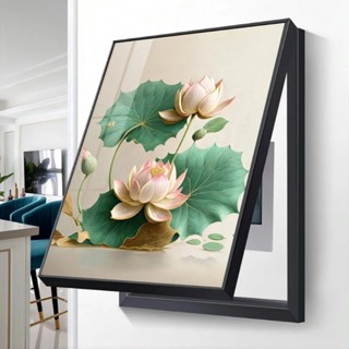  Khung tranh trang trí che tủ điện Aptomat bảng điện hộp kỹ thuật điện cầu giao... 