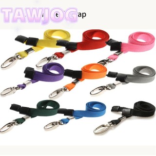 Tawjog Dây đeo cổ, ID Pass Thẻ Huy hiệu Kẹp kim loại Dây buộc trơn, An toàn tiện lợi Nghỉ ngơi màu trơn Chiều dài 90 Cm Tôm hùm Thẻ ID Pass Holder Văn phòng