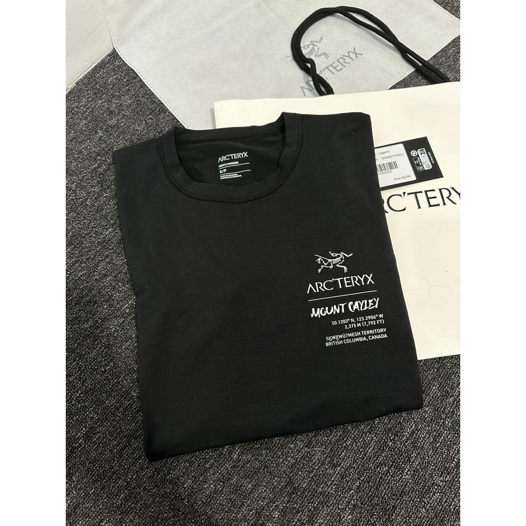 ARCTERYX New Legend Áo thun ngắn tay in chữ màu trơn