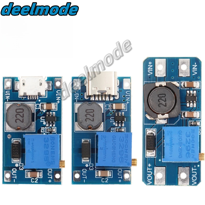 Mô Đun Tăng Áp Mt3608 DC-DC 28V 2A Chuyên Dụng