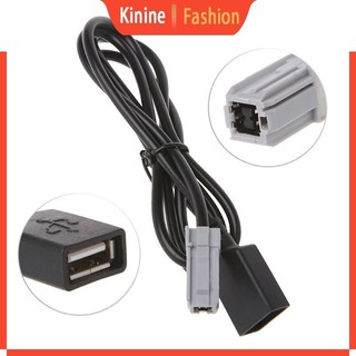 Kin Car Aux o Media Wire To USB Adapter Conector Cho EZ Verso Camry