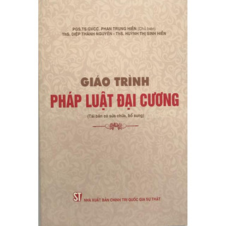 Sách - Giáo trình pháp luật đại cương