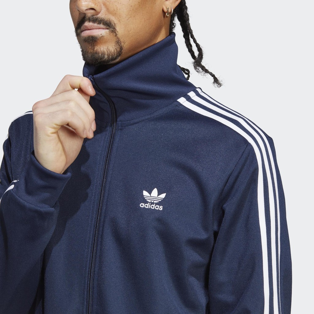 Adidas Phong cách sống Áo Track Jacket Beckenbauer Classics Adicolor Nam Màu xanh da trời IA4776