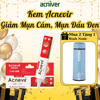 Kem Giảm Mụn Đầu Đen, Mụn Đầu Trắng, Mụn Cám, Mụn Ẩn Acnevir Santafa - Tuýp 15gr