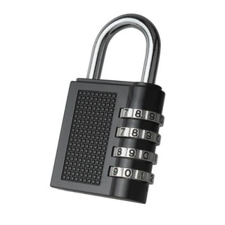 Ổ khóa mã số xoay 4 chữ số bằng thép không gỉ, khóa mật mã không cần chìa nhỏ gọn