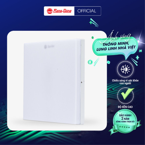 Đèn LED ốp trần vuông đổi màu Rạng Đông model LN12 đế nhôm