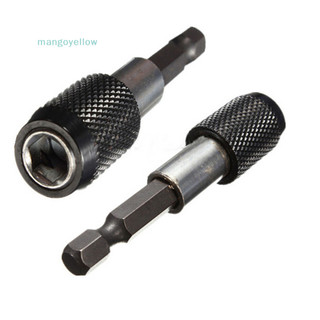 1 / 4 "60mm Chuôi lục giác từ tính Phát hành nhanh tuốc nơ vít Bit Dụng cụ giữ tốt