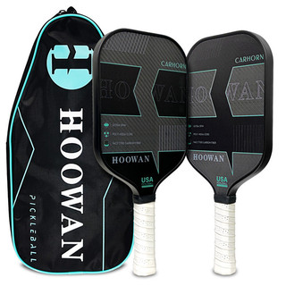 Hoowan 16MM CARHORN Pickleball Mái Chèo USAPA Tiêu Chuẩn Pickle Ball Paddle T700 Sợi Carbon 3K Bề Mặt Pickleball Vợt Có Túi