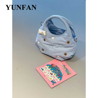 YUNFAN túi xách nữ đeo chéo xách tay đi chơi trẻ trung mẫu mới thời trang cao cấp Phối hợp với nhiều trang phục nhiều màu sắc để lựa chọn Tiện dụng Vintage GXK2440ZLL 17Z240424