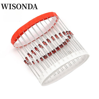Bộ 50 1w zener diode do-41 3v3 3v9 4v7 5v1 10v 12v 15v 18v 20v 22v 27v 30v 33v 39v 43v 47v 75v 1n4732a 1n4742a 1n4744a 1n4752a