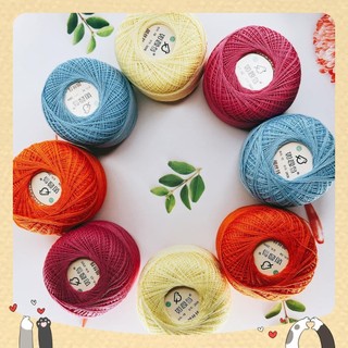 Sợi cotton ruyi 1.0mm 100% cotton 50g