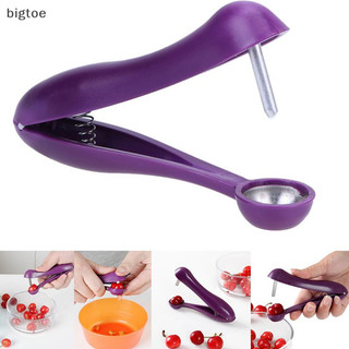 Bigtoe Cherry Olive Pitter Stoner Đá Hố Seed Remover Dễ Dàng Bóp Grip Xmas Quà Tặng Boutique