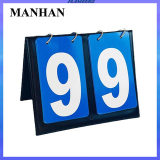 Two 2-digit scoreboards on the basketball table