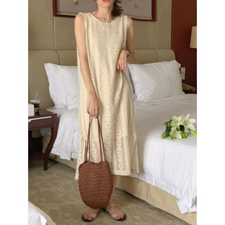 Mùa Hè Phong Cách Mới Đầm Nữ Ren Rời Tất Cả Trận Đấu Váy Không Tay Nữ Phiên Bản Hàn Quốc Ngọt Ngào Thời Trang Chữ A