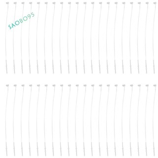 500 miếng trắng snap lock pins vòng giá tag fastener 5 "130mm