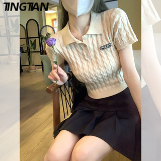TINGTIAN áo phông áo thun nữ croptop baby tee Cute Cổ điển Xu hướng Phong cách A29J2HI 19Z240511
