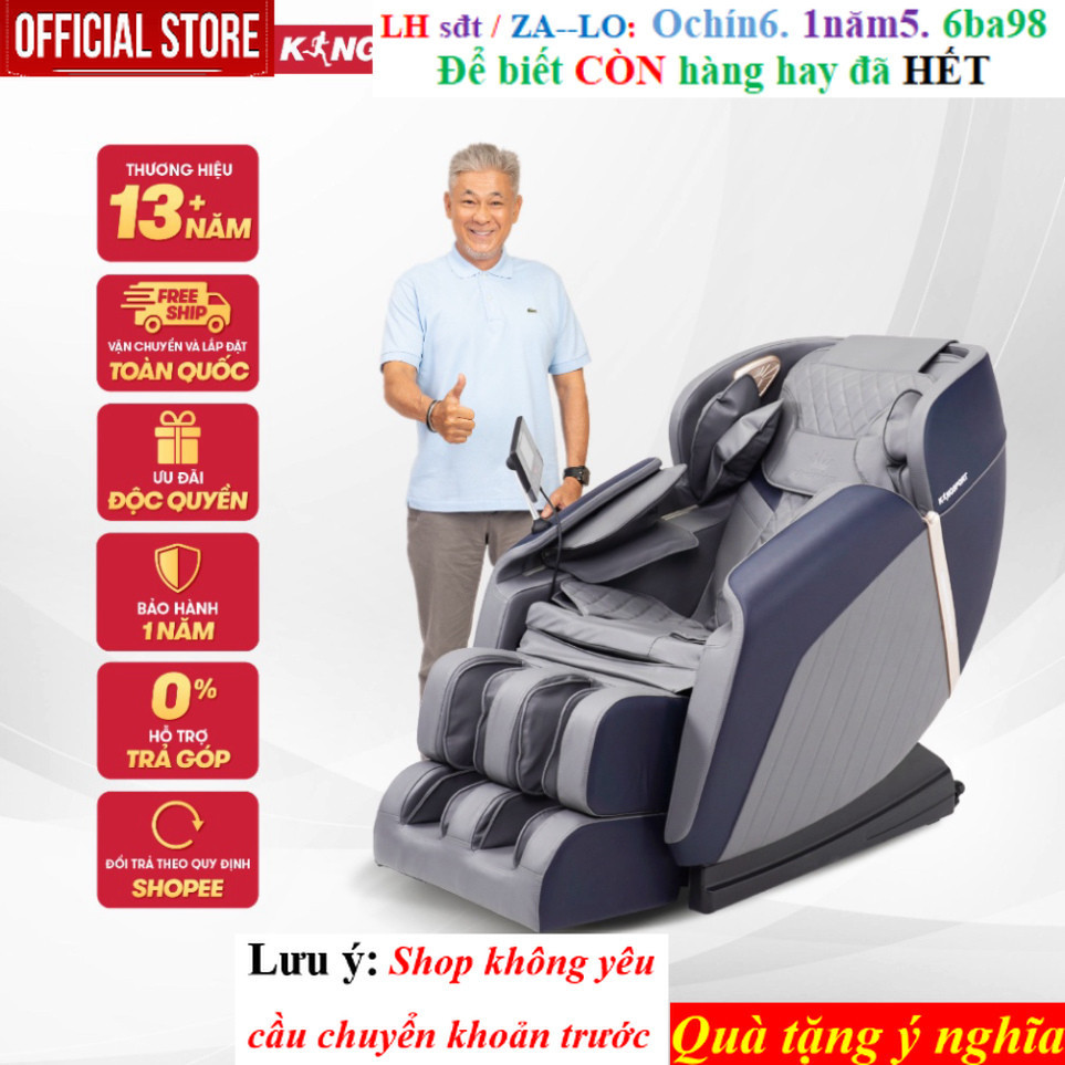 KM- Ghế massage toàn thân cao cấp KINGSPORT G83 hệ thống nhiệt hồng ngoại cao cấp