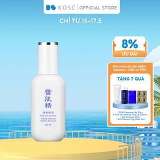 Sữa Dưỡng Ẩm Chuyên Sâu Kosé Sekkisei ESSENTIAL SOUFFLE EMULSION 140ml - Nhũ Tương Chăm Sóc Da Căng Bóng, Khỏe Mạnh