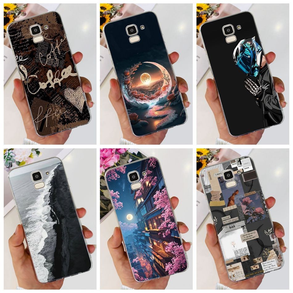 Dành Cho Samsung Galaxy J6 J6 + 2018 J 6 J6 Plus SM-J610G J600G J600F Ốp Điện Thoại TPU Silicon Mềm 