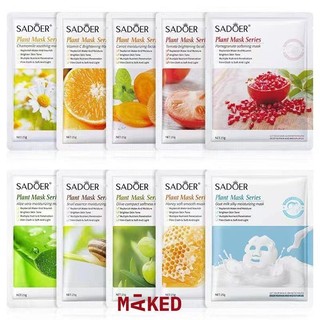 Sadoer SADOER Thực Vật Chiết Xuất Trái Cây Dưỡng Ẩm Mặt nạ Hàn Quốc Kiểm Soát Dầu Mặt MaSK