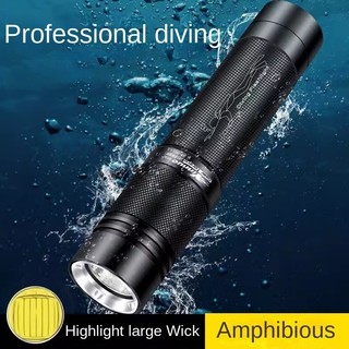 Đèn pin lặn LED chuyên nghiệp hợp kim nhôm, chống nước sâu, chiếu xa