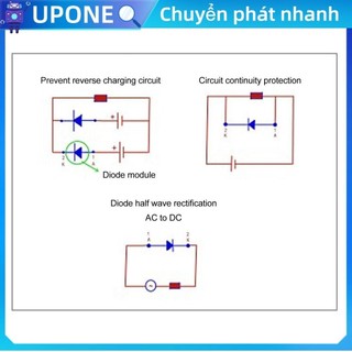 Upone bộ chỉnh lưu cầu 1600v 250a đi-ốt 3 pha 5 để sạc pin