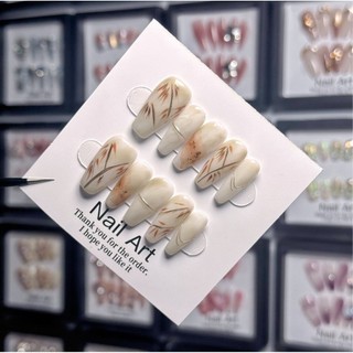  Handmade Đeo Móng Tay Đầu Móng Tay Đầu Móng Tay Miếng Dán Móng Tay Phong Cách Quốc Gia Tre Phổ Biến
