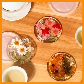 Joy Nhựa Dày Coaster Khuôn DIY Nghệ Thuật Cốc Thảm Khuôn Tròn Khuôn Silicon