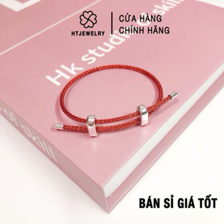   BẠC  Vòng tay đeo charm khoá Bạc cao cấp cỡ 2mm HTJEWELRY PH711A 