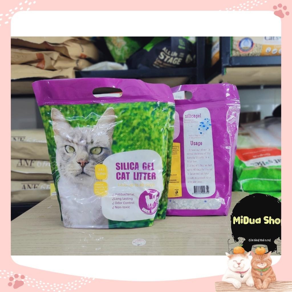 Cát thủy tinh CAT LITTER 3.8L ( bao bì mới)