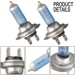 Mới trong tháng 6✅2 Chiếc Sáng H7 55W 12V 6000K Đèn Pha Halogen Bóng Đèn Trắng